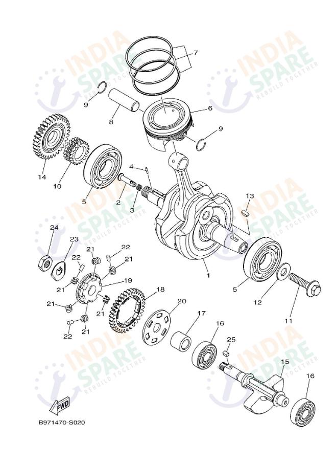 CRANKSHAFT & PISTON